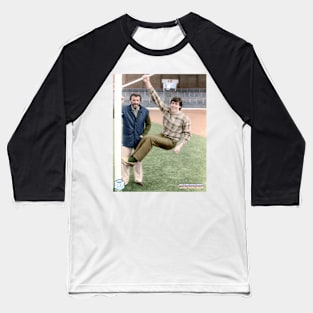 Danny McGrain Pat Bonnar in colour Baseball T-Shirt